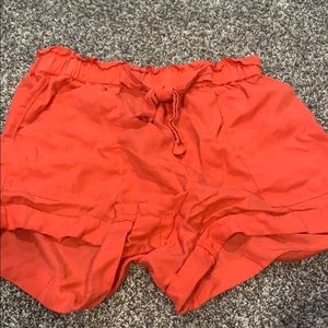 Orange shorts